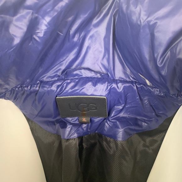 NWT UGG VALERIE BELTED DOWN NOCTURN BLUE JACKET XL - Picture 6 of 8